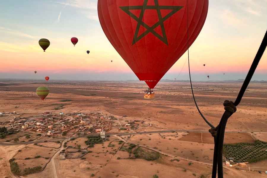 Marrakesch: 40-minütige Ballonfahrt am frühen Morgen