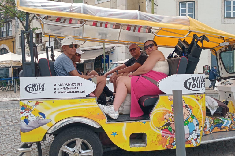 Tour privati di Lisbona in tuk-tuk 100% elettricitour privati di Lisbona in tuk-tuk 100% elettrici