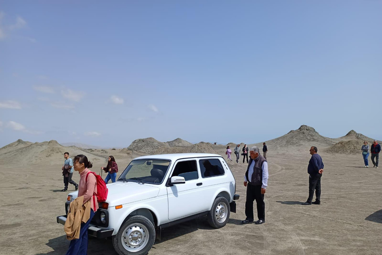 Baku: Ancient Carvings, Caspian Shores, and Beach Day Tour