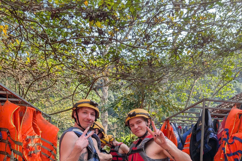 Phong Nha: Zipline Dark Cave & Paradise Cave Exploration Option 4: Full Adventure Experience - Drop-off in Hue