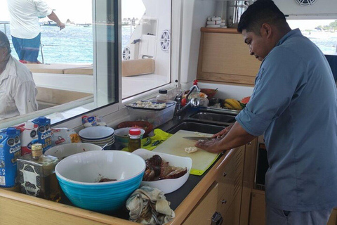 Cancun: Prywatny luksusowy katamaran do Isla Mujeres