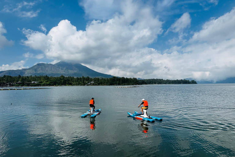 Bali/Mount Batur: Guided Lake Batur Water Bike Experience Guided Water Bike Experience with Meeting Point
