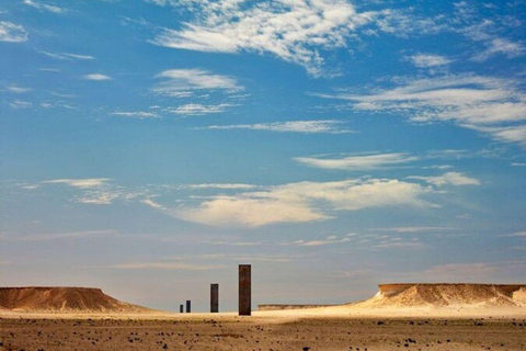 Doha: Guided West of Qatar Desert Tour with Camel Racetrack Doha: Group Guided West of Qatar Desert Tour