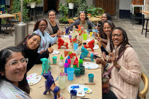 Cusco: Paint your own craft | Torito de Pucará | Andean Llama Cusco: Paint your own handicraft | Torito de Pucará | Andean llama