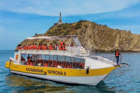 Santa Marta: Barco entre El Rodadero y Playa Bahía ConchaIndividual desde Santa Marta El Rodadero hasta Playa Bahía Concha