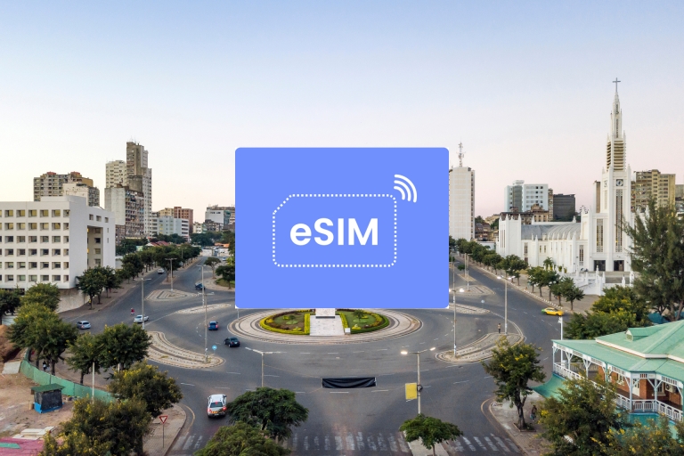 Maputo: Plan de datos móviles itinerantes eSIM de Mozambique1 GB/ 7 Días