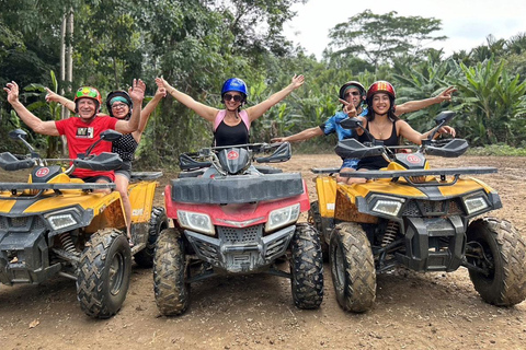 Phuket: Aventura de ATV e Zipline com transfer do hotel