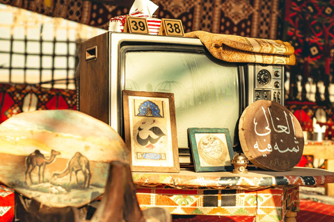 From Cairo: Desert night, Bedouin dinner, coffee & show