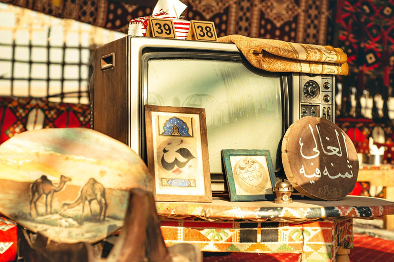 From Cairo: Desert night, Bedouin dinner, coffee & show