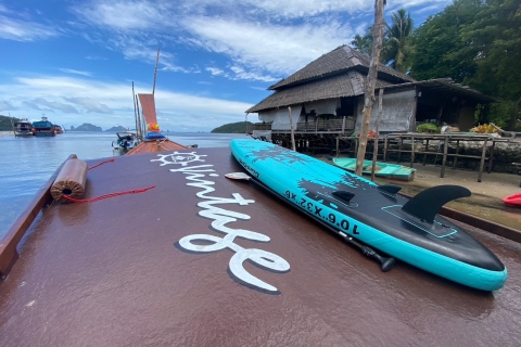Krabi: Kleingruppentour zu den 4 Inseln – Luxus-LangheckbootTour am Nachmittag mit Sonnenuntergang