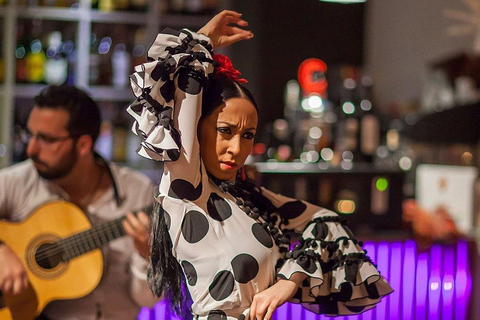 Malaga: Authentic Flamenco dinner show at Vino Mio