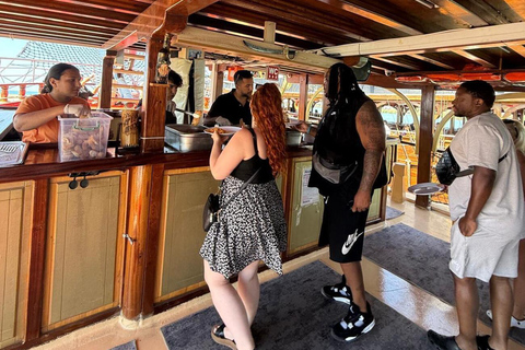 Side: Party Boat Tour with Lunch, Foam Party, and Swim Party Boat Tour with Hotel Transfer