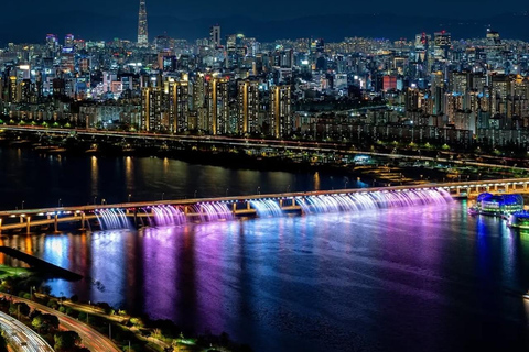Seul: piknik nad rzeką Han i przejażdżka rowerem elektrycznym do fontanny Rainbow FountainSeul: Piknik nad rzeką Han i przejażdżka rowerem elektrycznym do Fontanny Tęczy