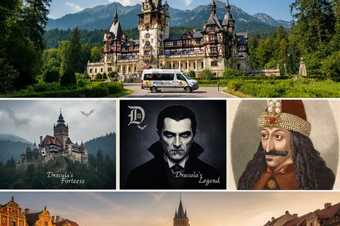 Bucharest: Peles & Dracula's Castle & Brasov Day Trip by VAN