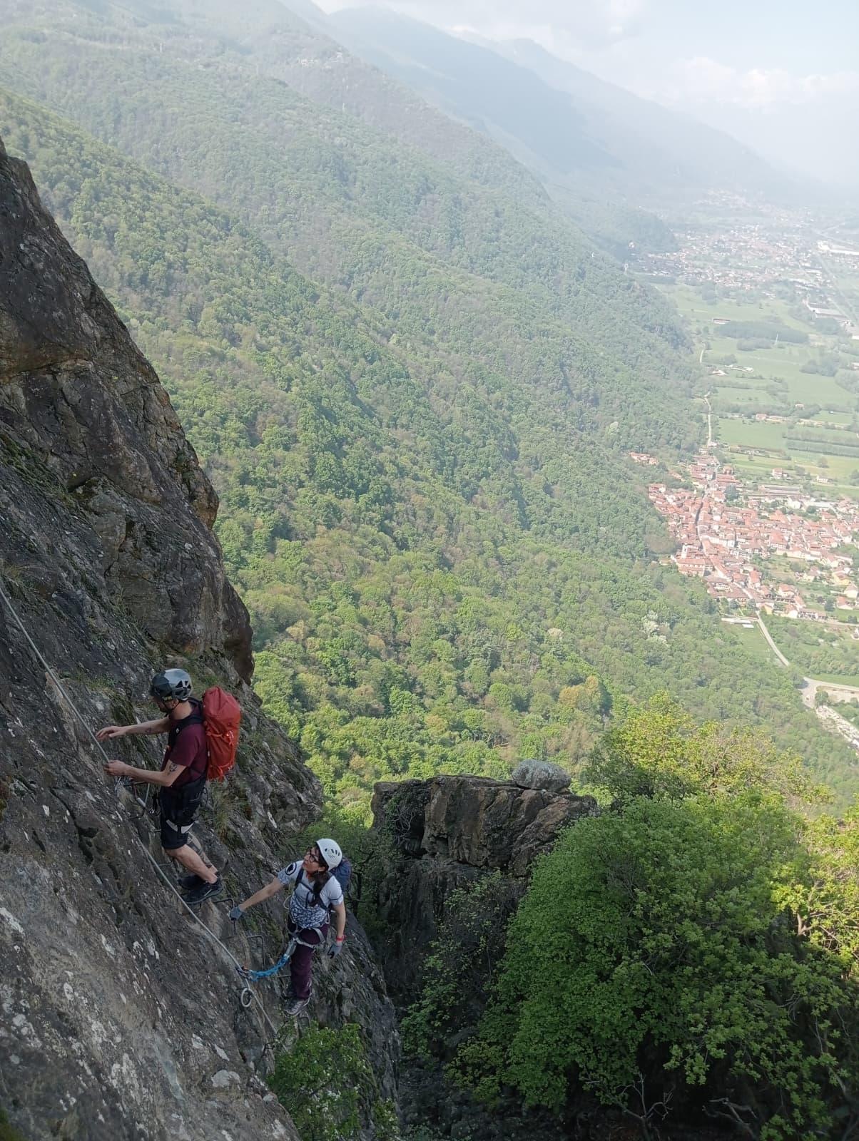 Courmayeur: Malerische “Via Ferrata”-Bergwanderung in großer Höhe