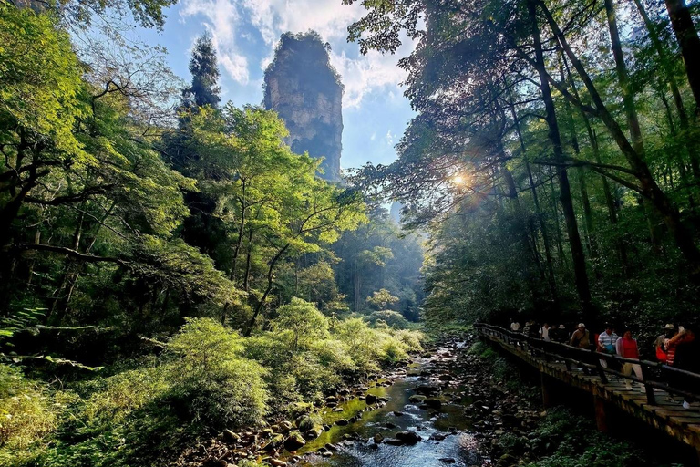 Private Zhangjiajie Tour: Elevator, Avatar, Stream & Valley Opt C: Private Guide & Transfer – Downtown
