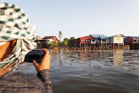 Transfer panorâmico de Phnom Penh para Siem Reap com visitas turísticas