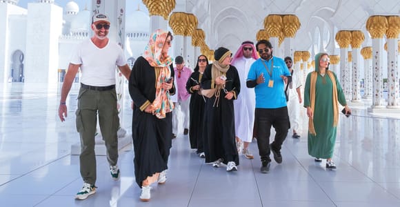 Abu Dhabi: Geführter Rundgang in der Großen Moschee von Sheikh Zayed