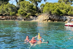 Cannes: 3-stündige private Bootsfahrt: Cap d'Antibes, Théoule und Lérins-Inseln