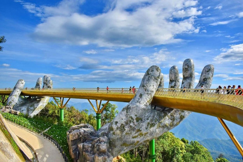 Excursion privée à la montagne de Marbre - collines de Ba Na - pont d'orVisite privée à - Marble Mountain - BaNa Hills Golden Bridge