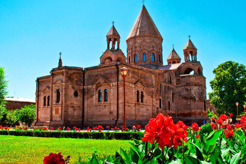 De Yerevan: Catedral de Echmiadzin e templo de ZvartnotsPasseio particular com guia