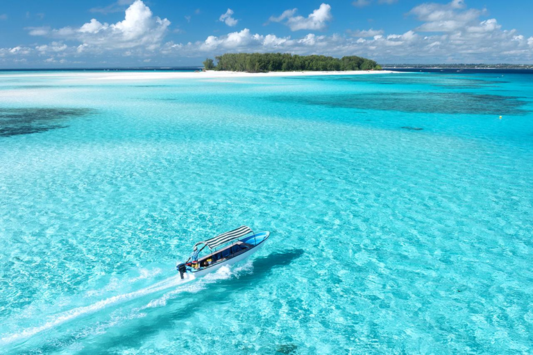 Zanzibar: Mnemba Island Boat Tour, Turtle Swim & The Rock Private Tour without Hotel transfer