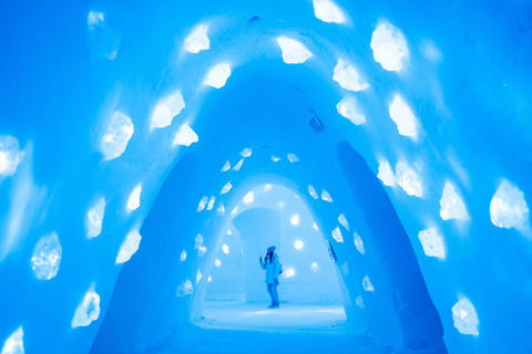 Levi: Guided Trip to Lainio SnowVillage Excursion to Lainio Snow Village by bus