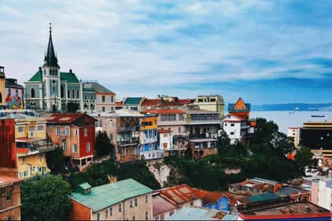 Depuis Santiago : Valparaíso et Viña del Mar avec balade en bateau sur la côte