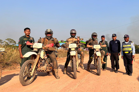 Aventura de 21 dias no Camboja de motocicleta