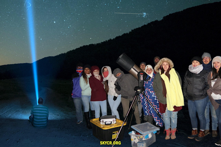 Telescopiada en el volcán Irazú