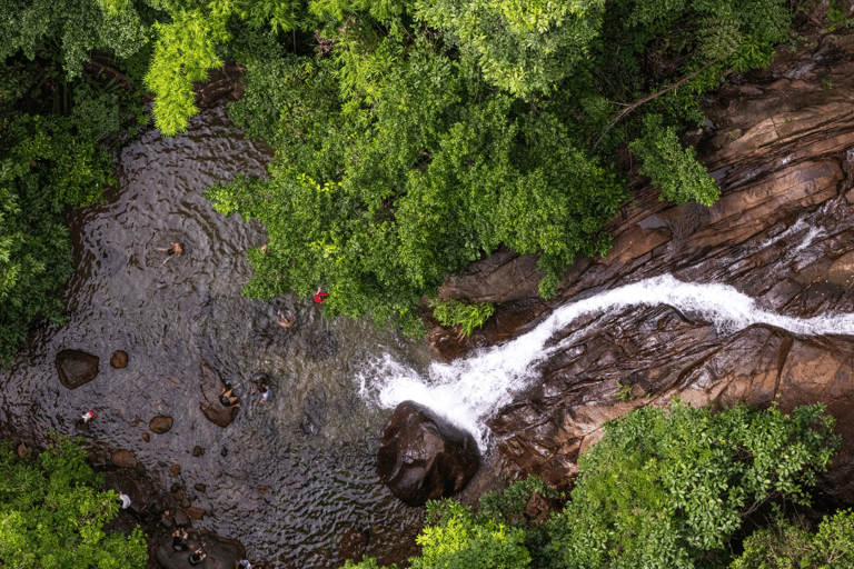 Khao Lak: Elephant Camp, Bamboo Rafting, and Waterfall Tour