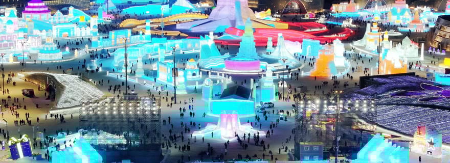 Harbin : visite des sites incontournables de la ville et du monde de glace avec prise en charge