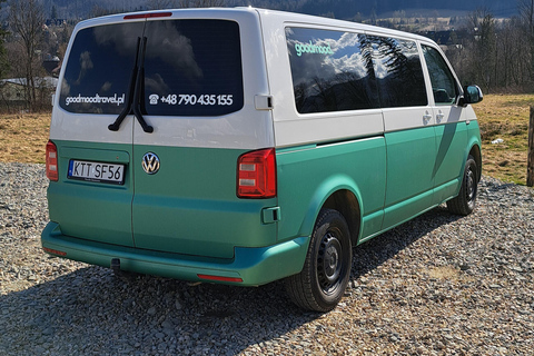 Kraków: Prywatny transfer do Zakopanego Volkswagenem T6