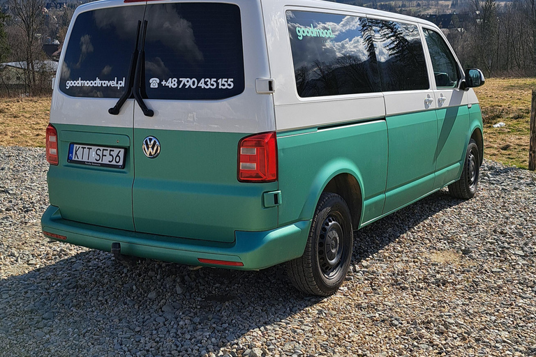 Kraków: Prywatny transfer do Zakopanego Volkswagenem T6