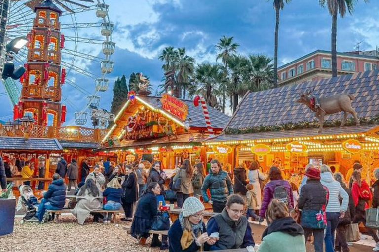 From Eze: Panoramic Mehari & Nice Christmas Market From Èze: Panoramic Méhari & Nice Christmas Market