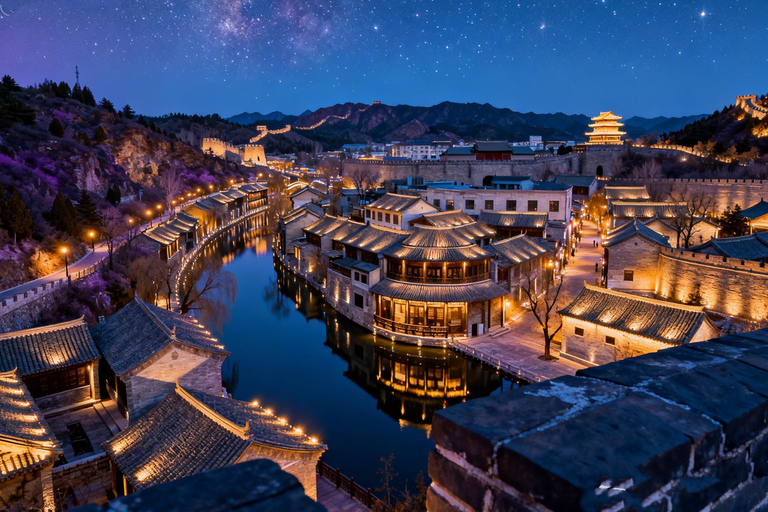 Beijing: Gubei Water Town&Simatai Wall Night Tour w/Dumpling
