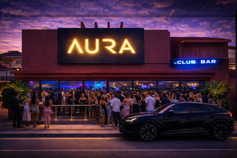 Zante: Aura Club Entry Ticket with 3 Drink Tokens Before 1AM