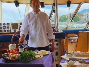 Castellammare di Stabia: Lezione di cucina in barca e tour della Costiera
