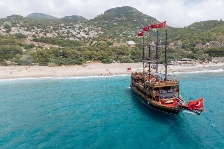 Alanya: Pirate Boat Tour w/Lunch, Soft Drinks and Transfer Pirate Boat Tour w/Lunch, Soft Drinks and Without Transfer