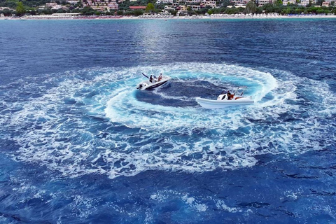 Corfu Town: Shared Speedboat Cruise & Swim Stops