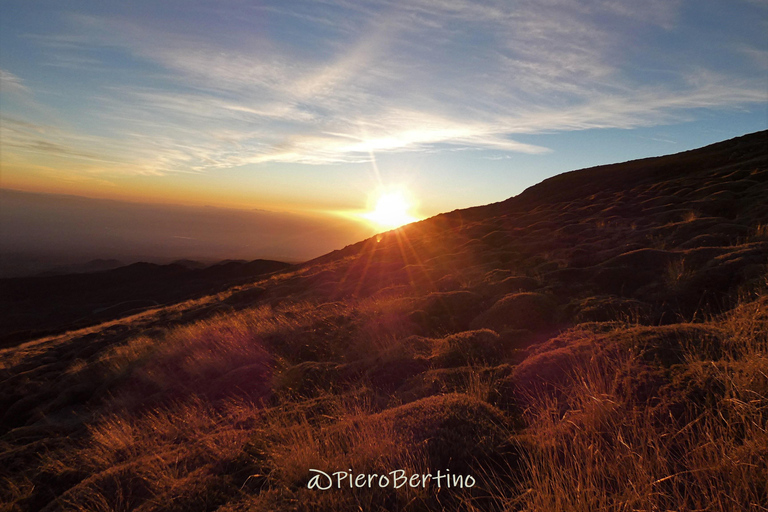 Experiência do vinho Etna ao pôr do sol