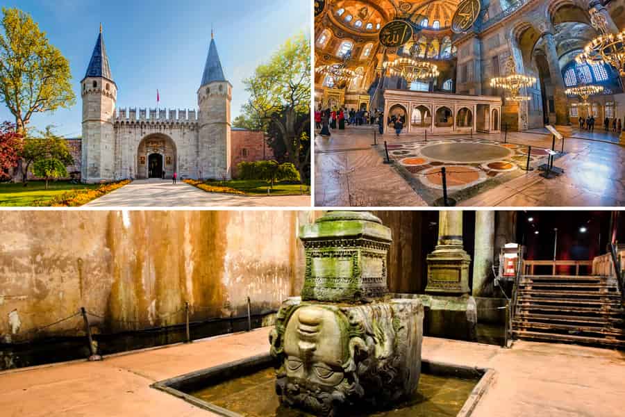 Basilika Zisterne &Topkapi Palast &Hagia Sophia Kombitickets. Foto: GetYourGuide