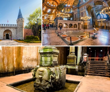 Basilika Zisterne &Topkapi Palast &Hagia Sophia Kombitickets