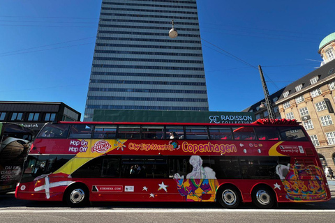 Copenhagen: Hop On-Hop Off Bus - 3 Lines 1 Ticket Copenhagen: 24-hours Hop On-Hop Off Bus