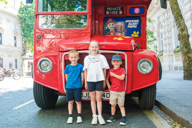 London: PAW Patrol Bus Tour with Afternoon Tea Lower Deck Premium Bus 1