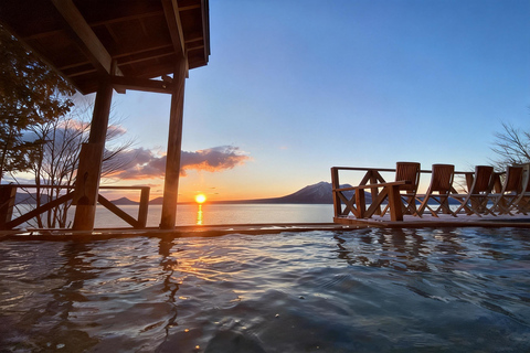 Sapporo: Lake Shikotsu Ice Festival & Lakeside Onsen Retreat