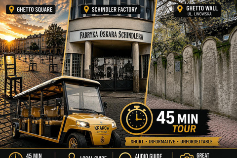 Krakow: World War II & Schindler’s Factory Golf Cart Tour