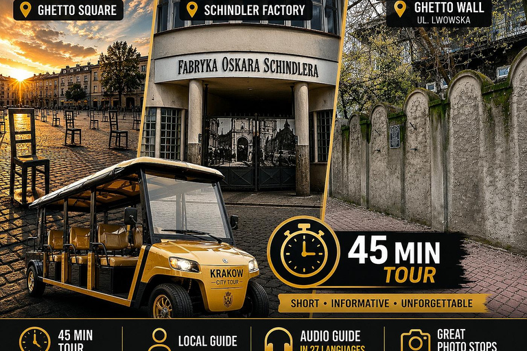 Krakow: World War II & Schindler’s Factory Golf Cart Tour