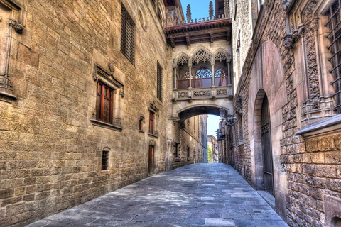 Wandeltour oude binnenstad en gotische wijk van Barcelona