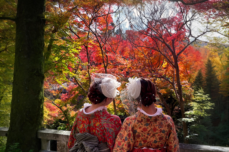Kyoto: Gion Kiyomizudera Kimono Yukata Hairstyle& Photoshoot Kyoto Photo Session ONLY (1-Hour)